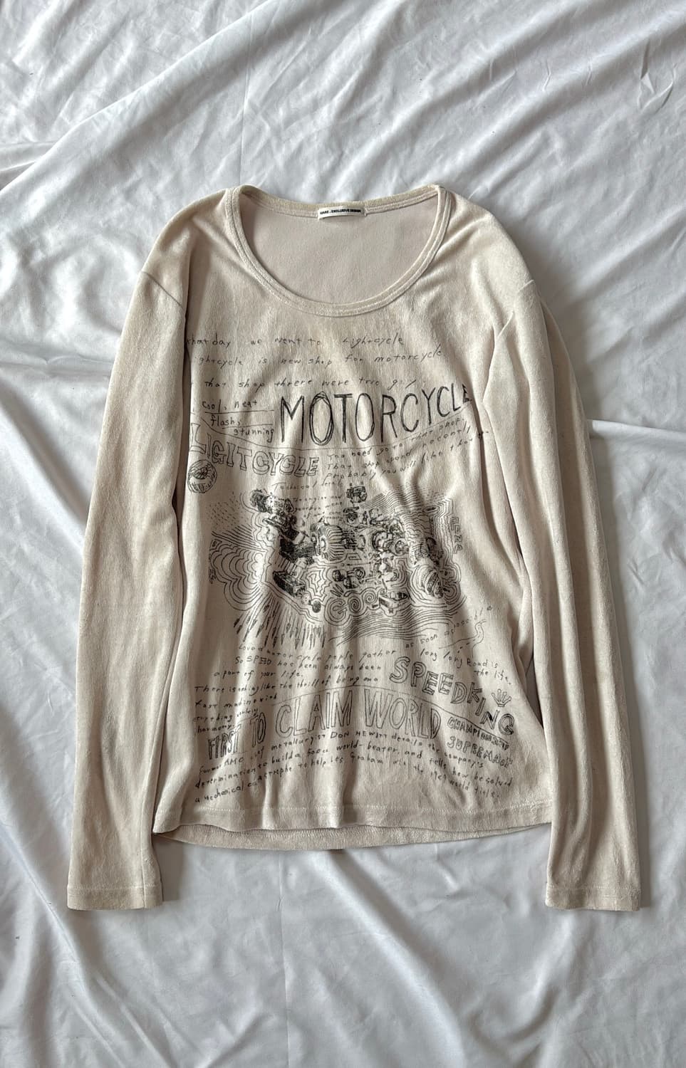 Motorcycle Sketch Longsleeve 상품이미지2