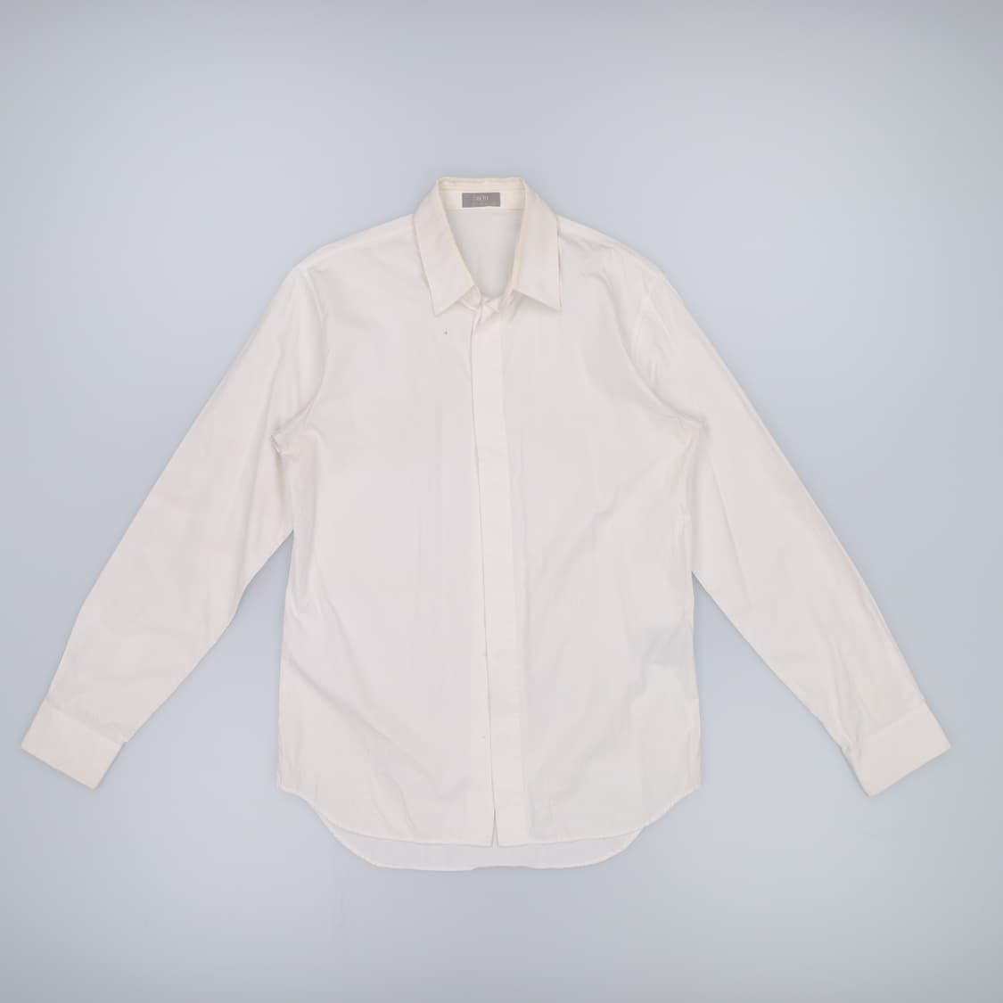 [38] 디올 화이트 드레스셔츠 (오염,단추X) 1103HR2 상품이미지1