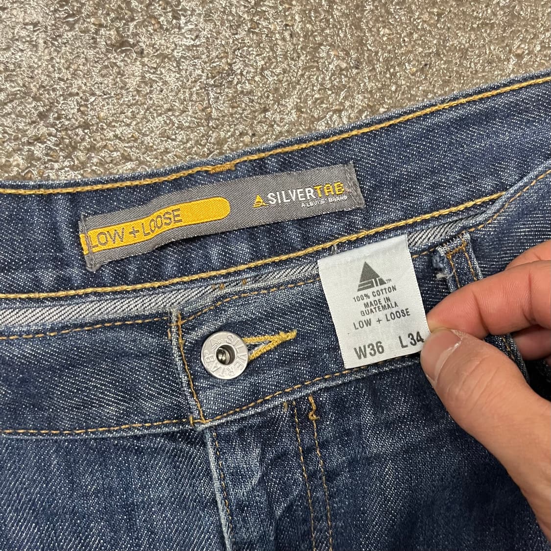 00s 리바이스 실버탭 루즈핏 데님 팬츠 (37“) 상품이미지7