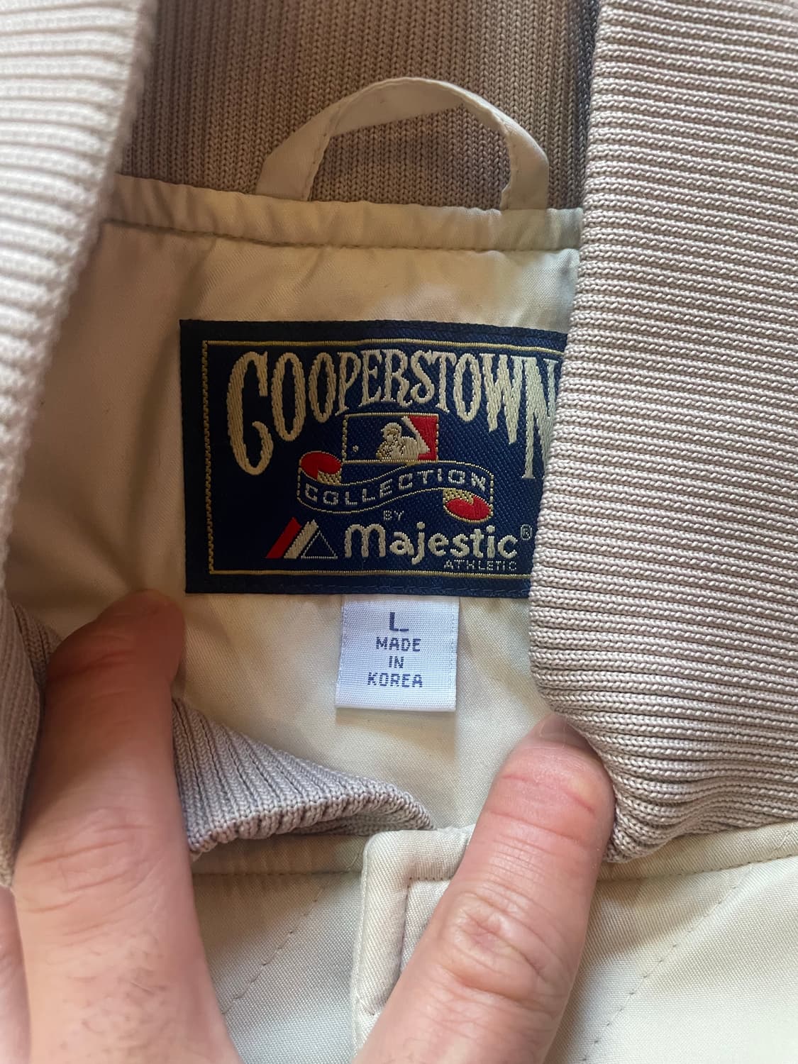 90년대  Majestic 누빔 점퍼 애틀란타 브레이브스 L 상품이미지6