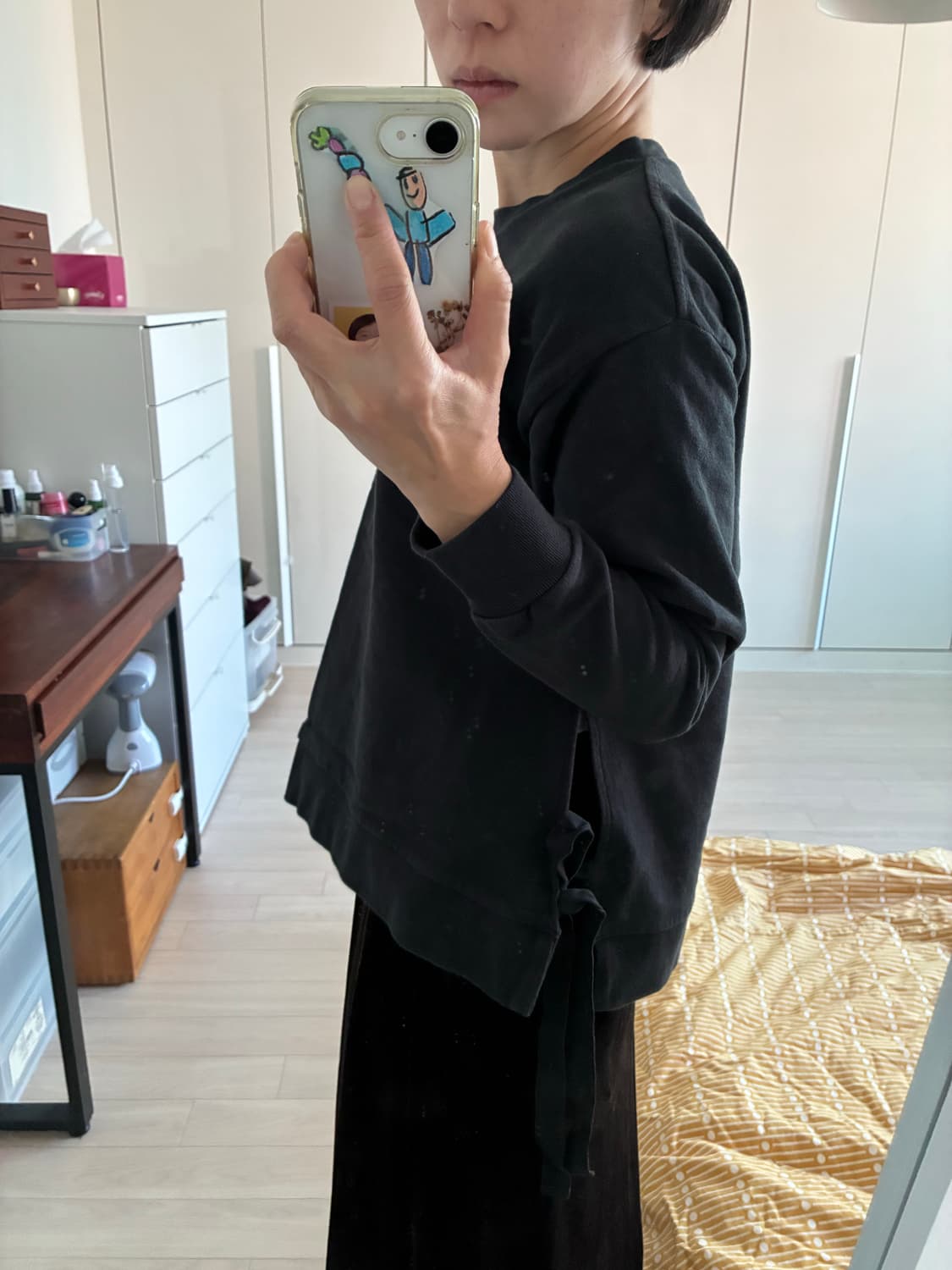 MM6 Maison Martin Margiela 사이드 슬릿 리본 롱슬리 상품이미지7