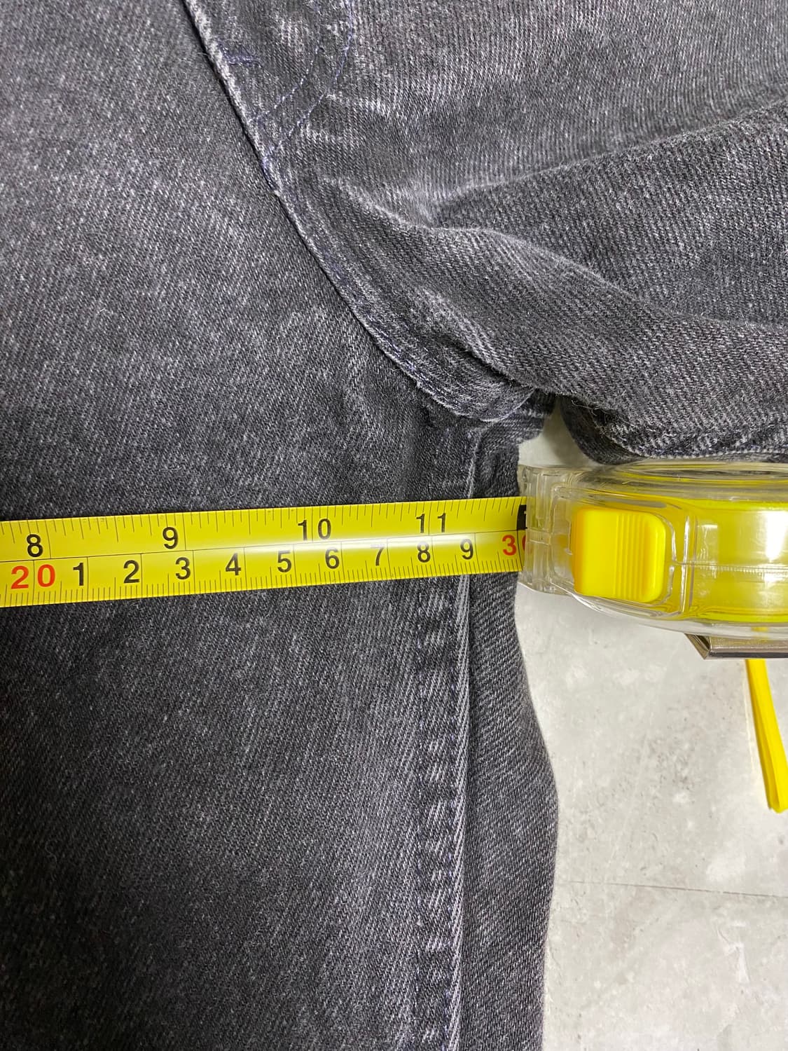 95년도 USA 리바이스 505 블랙진 오렌지탭 상품이미지9