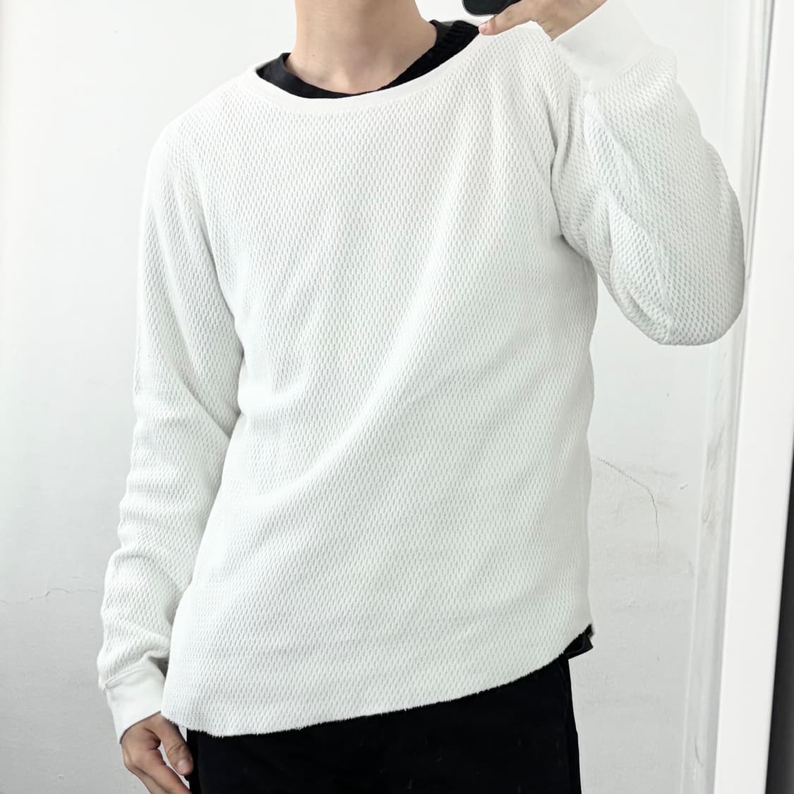 와코마리아 와플 니트 상품이미지4