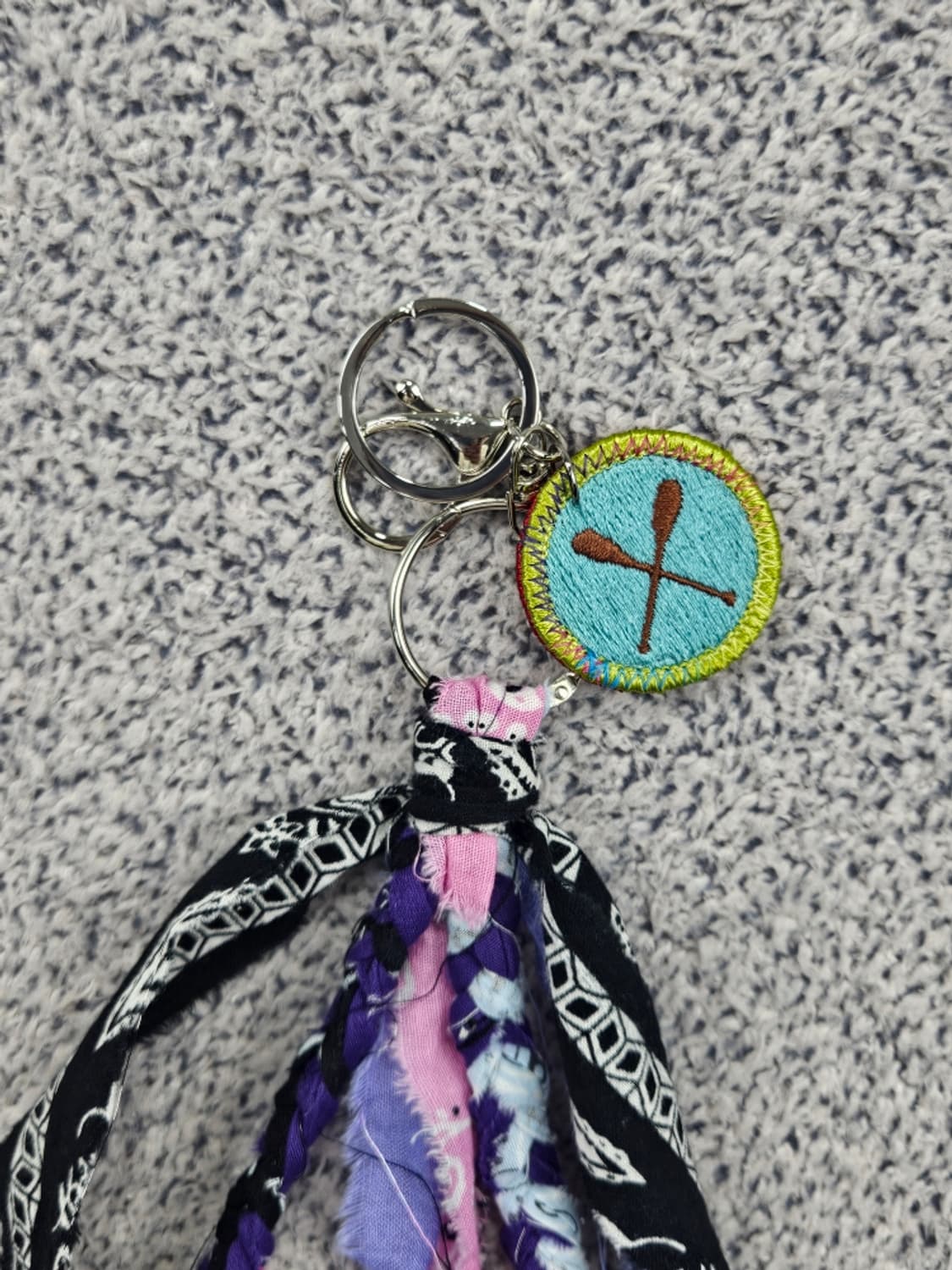 핸드메이드 커스텀 패치 반다나 카라비너 키링 ( OS ) / 11681 상품이미지2