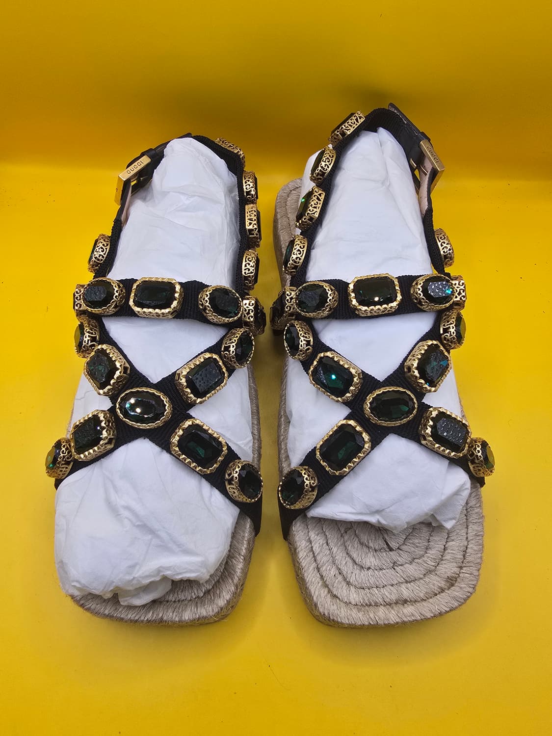 구찌 크리스탈 보석 샌들 36.5 (240) 상품이미지2