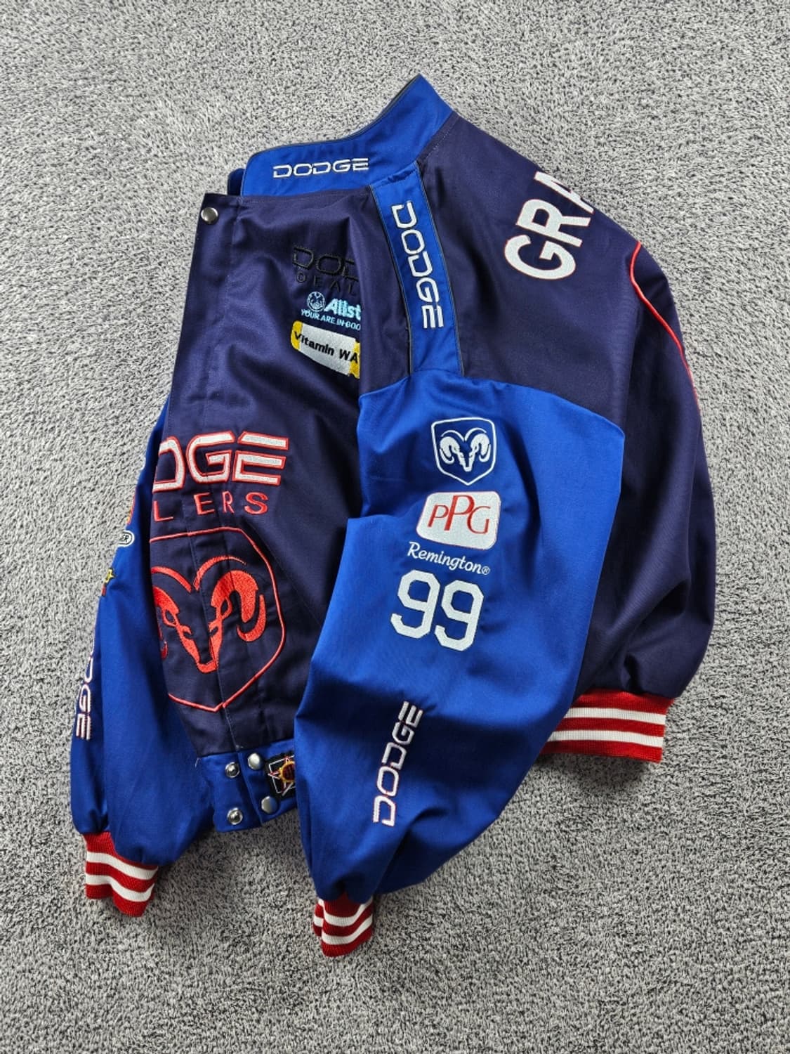 JH 리메이크 스폰서 패치 닷지 레이싱 자켓 ( L ) / 11221 상품이미지3