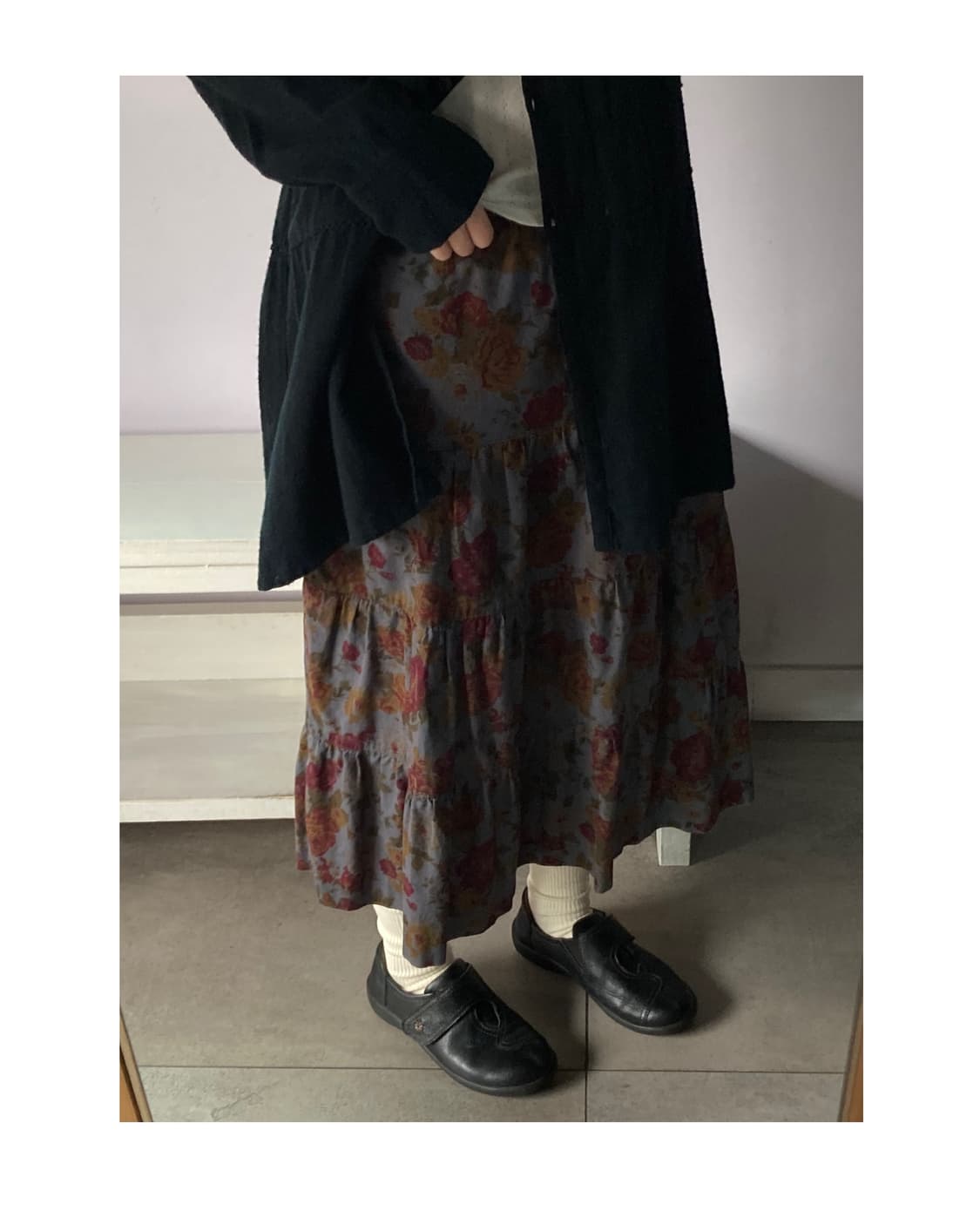 일본빈티지) 로즈 캉캉 스커트 상품이미지2