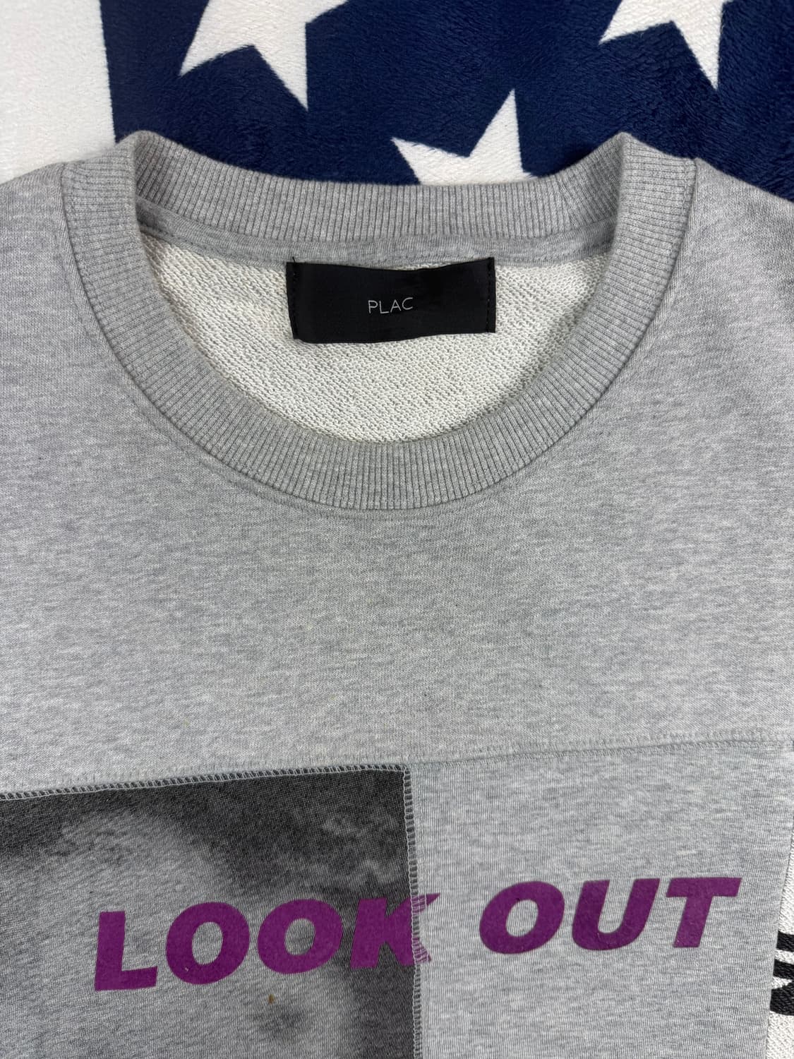 PLAC 패치워크 스웨트셔츠 M  상태좋음 상품이미지3