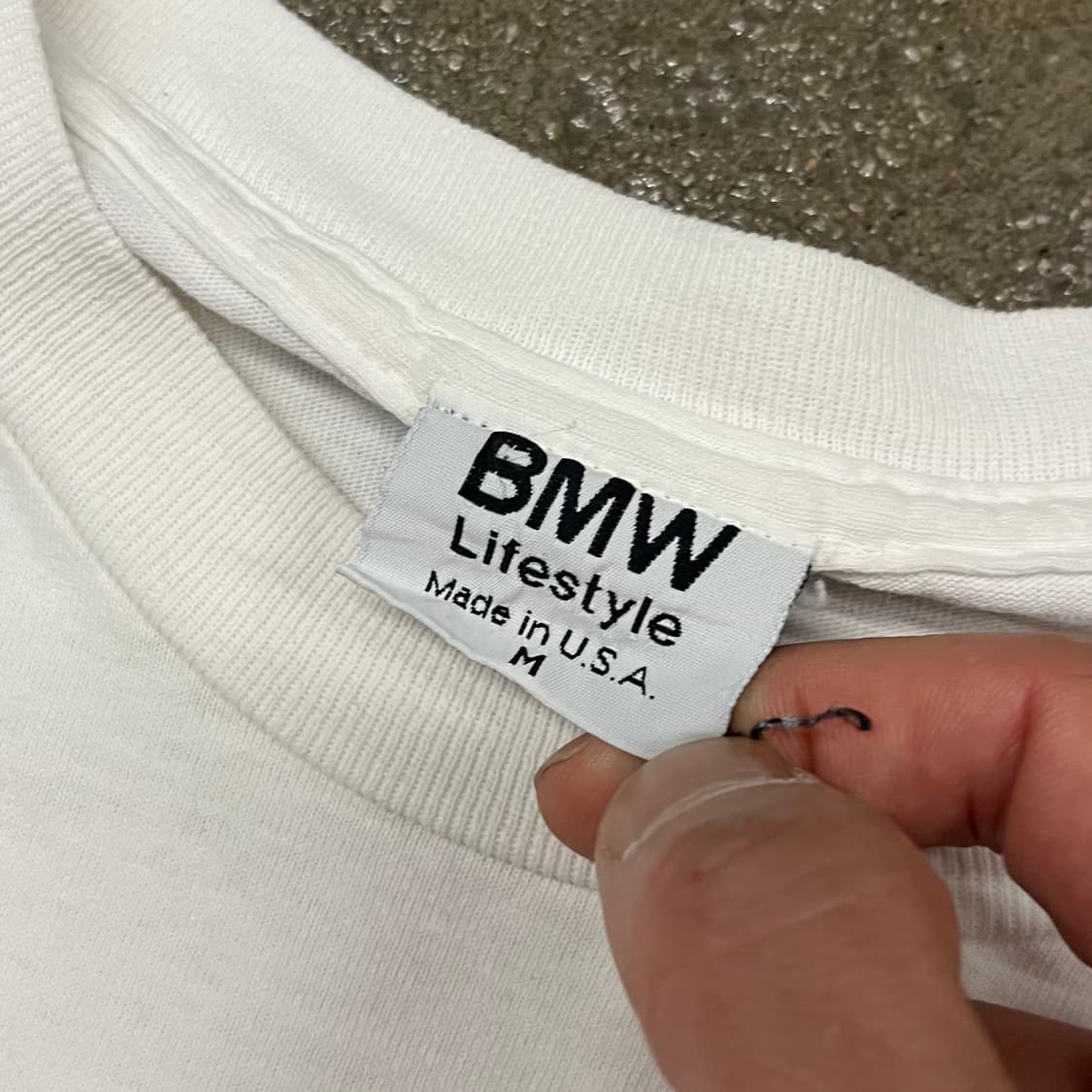 90s 빈티지 BMW 로고 티셔츠 (100) 상품이미지5