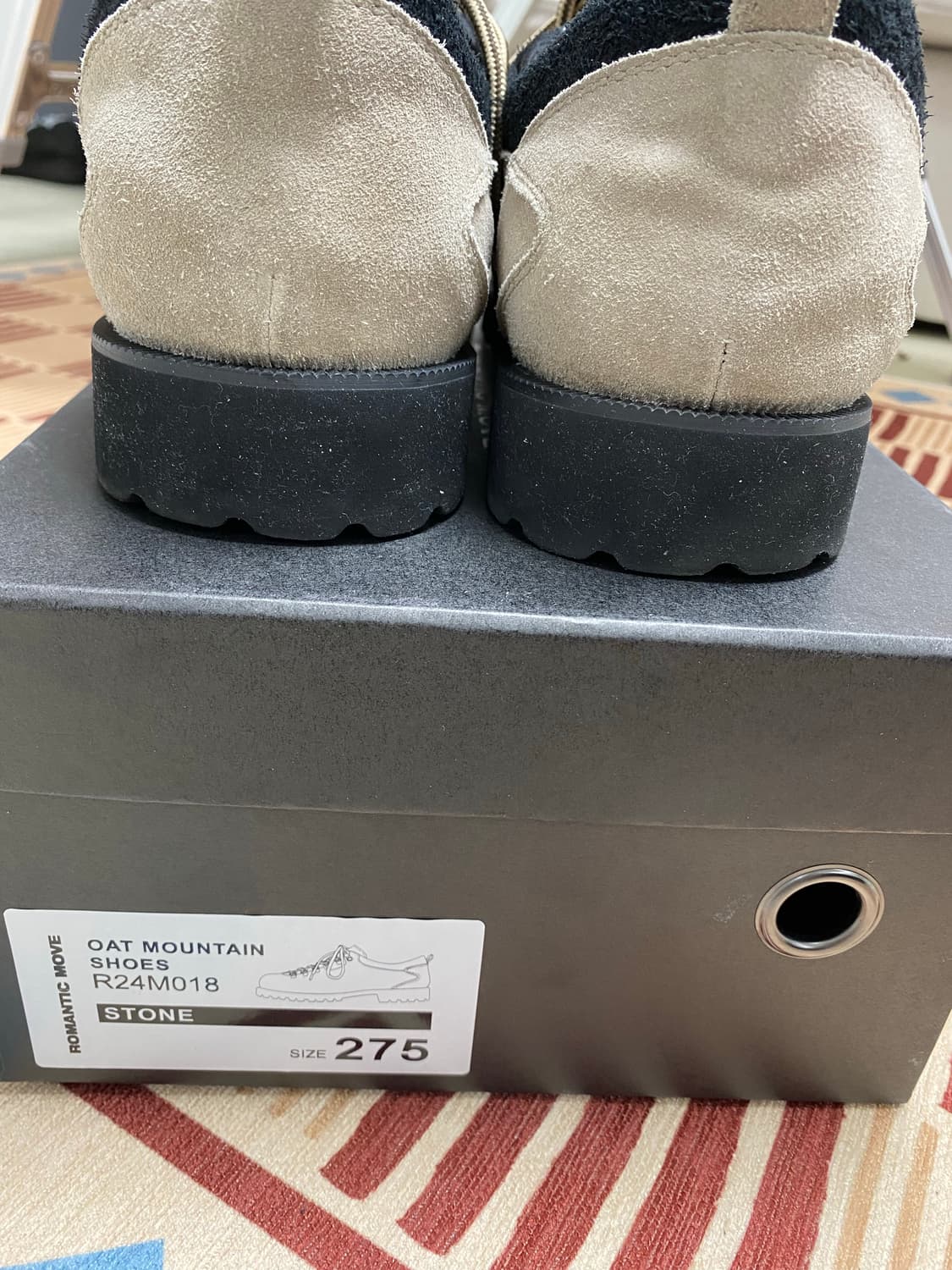 [275] 로맨틱무브 오트 마운틴 슈즈 R24M018 스톤 상품이미지4