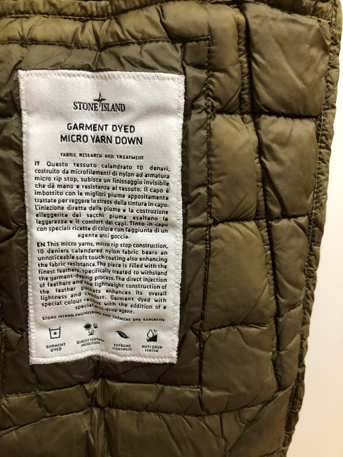 [S] 스톤아일랜드 가먼트 얀 다운패딩 조끼 베스트 상품이미지6