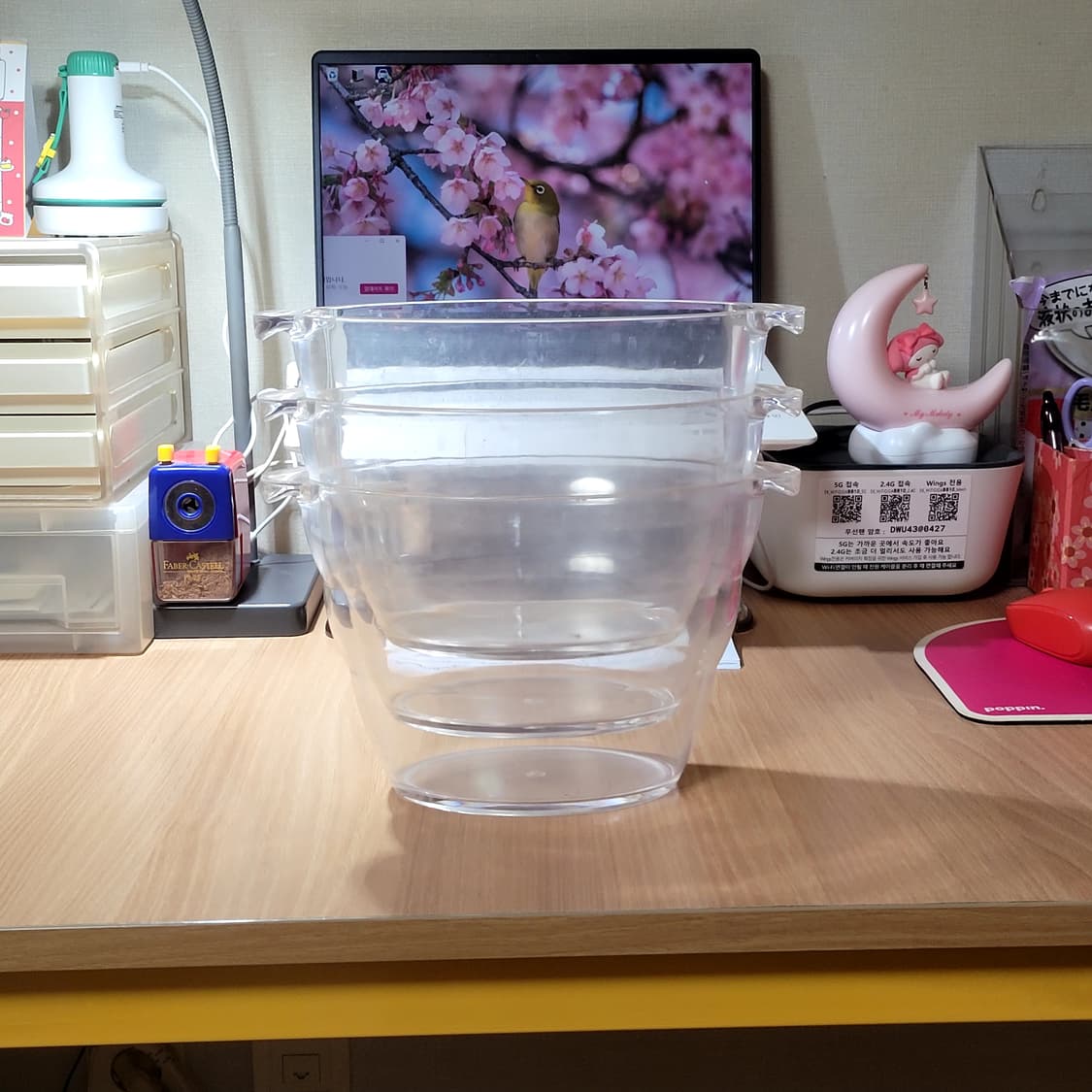 투명 플라스틱 수납함 3개 상품이미지2