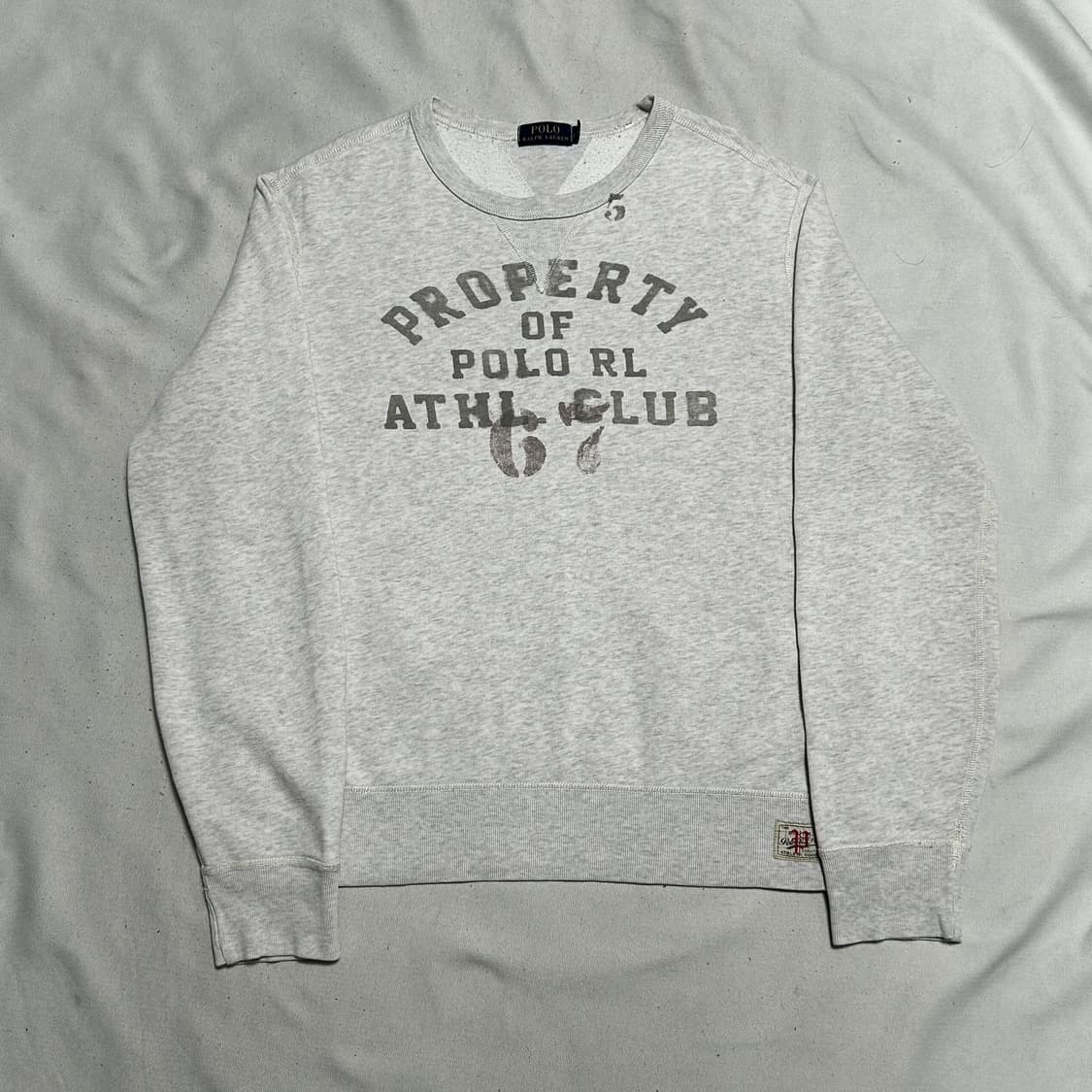L 폴로랄프로렌 그레이 그래픽 맨투맨 상품이미지2