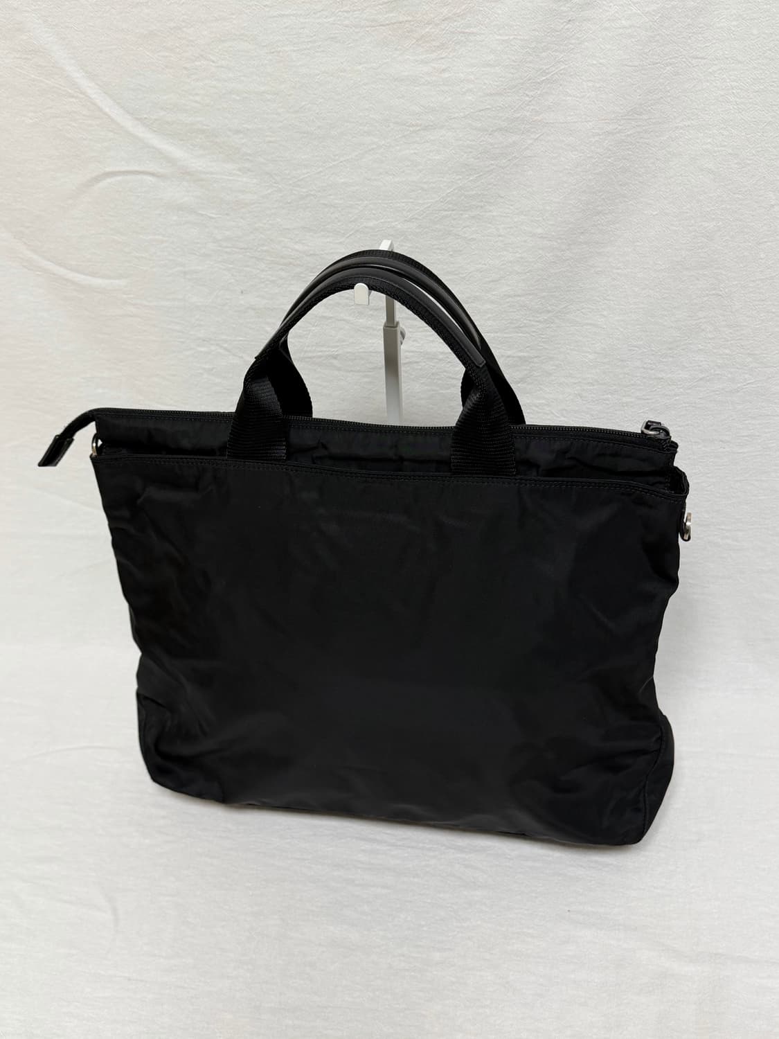 정품 프라다 포코노 나일론 블랙 토트백 숄더백 비지니스 노트북가방 상품이미지9