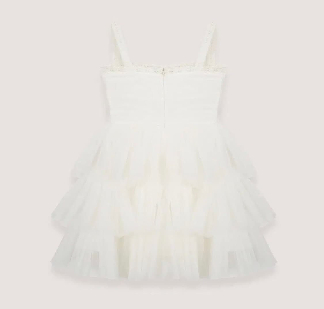 (새상품) 더티스 더블 쉬폰 드레스 화이트 셀프웨딩 웨딩촬영 상품이미지8