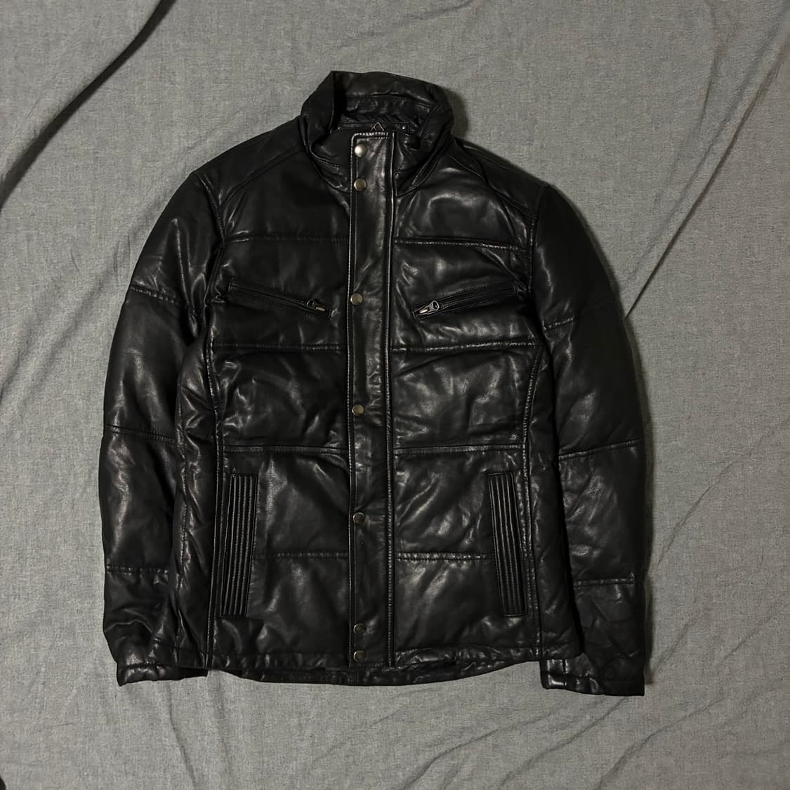 y2k 염소가죽 패딩 자켓 상품이미지8