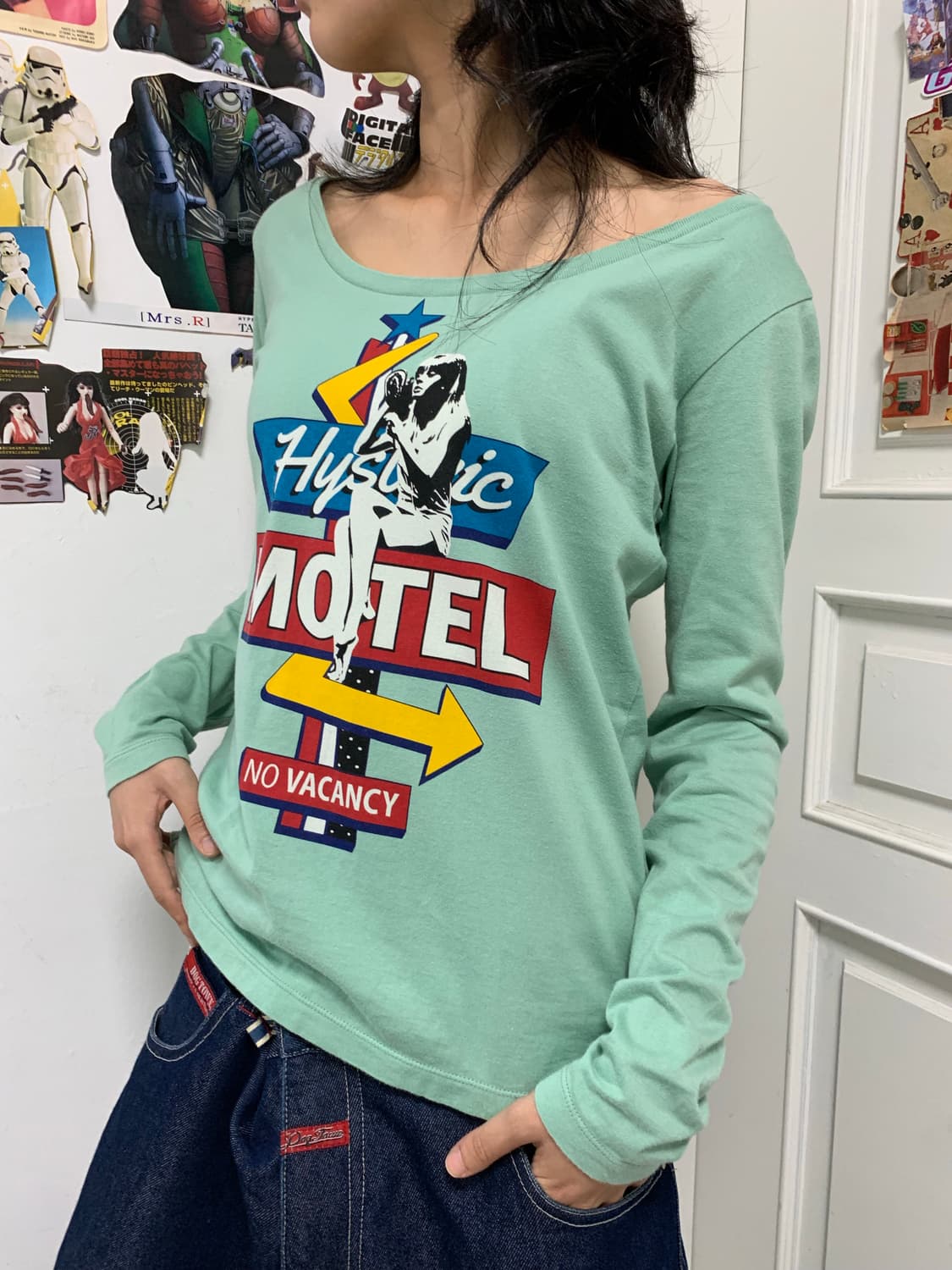 히스테릭 글래머 와이드넥 롱슬리브 상품이미지3