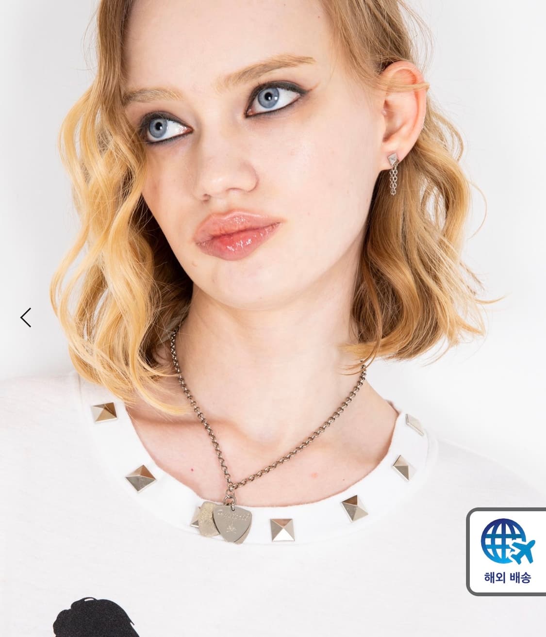 HYSTERIC GLAMOUR WOMAN ON SKULL PICK 목걸이 상품이미지2