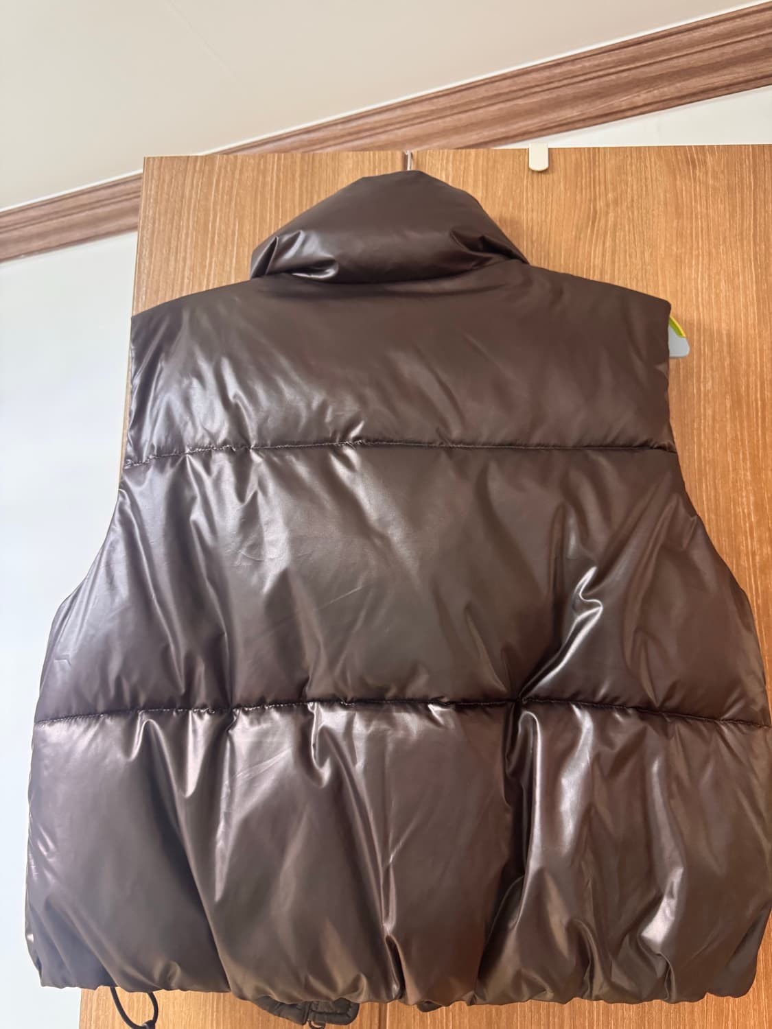 스파오 패딩 베스트 브라운 s 상품이미지2