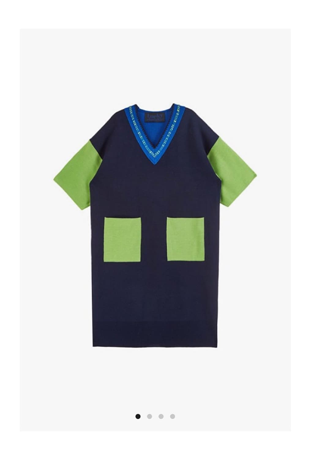 럭키슈에뜨 368000 루즈핏 니트 드레스 상품이미지2