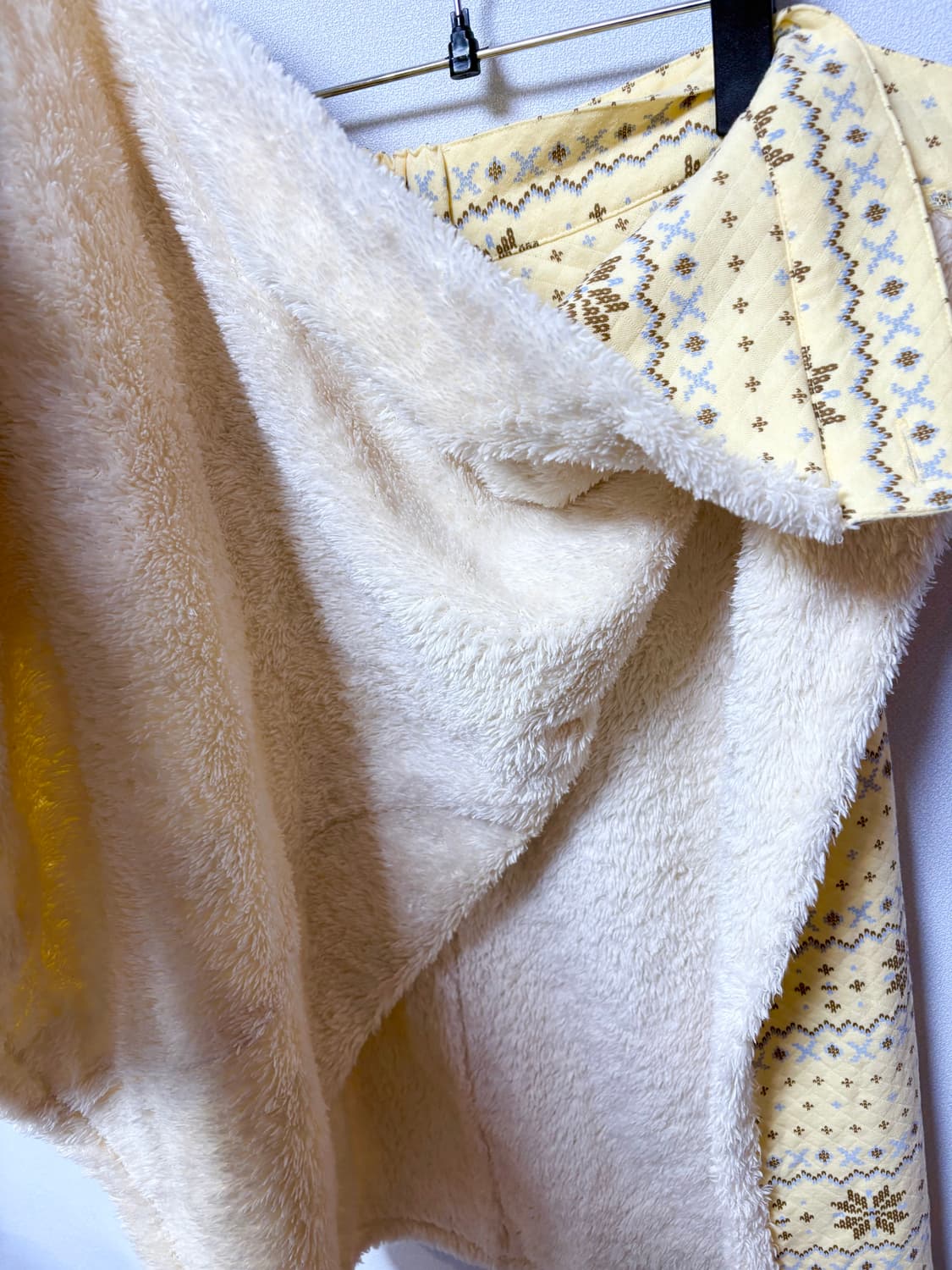 노르딕 털 기모 치마 담요 모리걸 망토 코디 일본 빈티지 상품이미지3