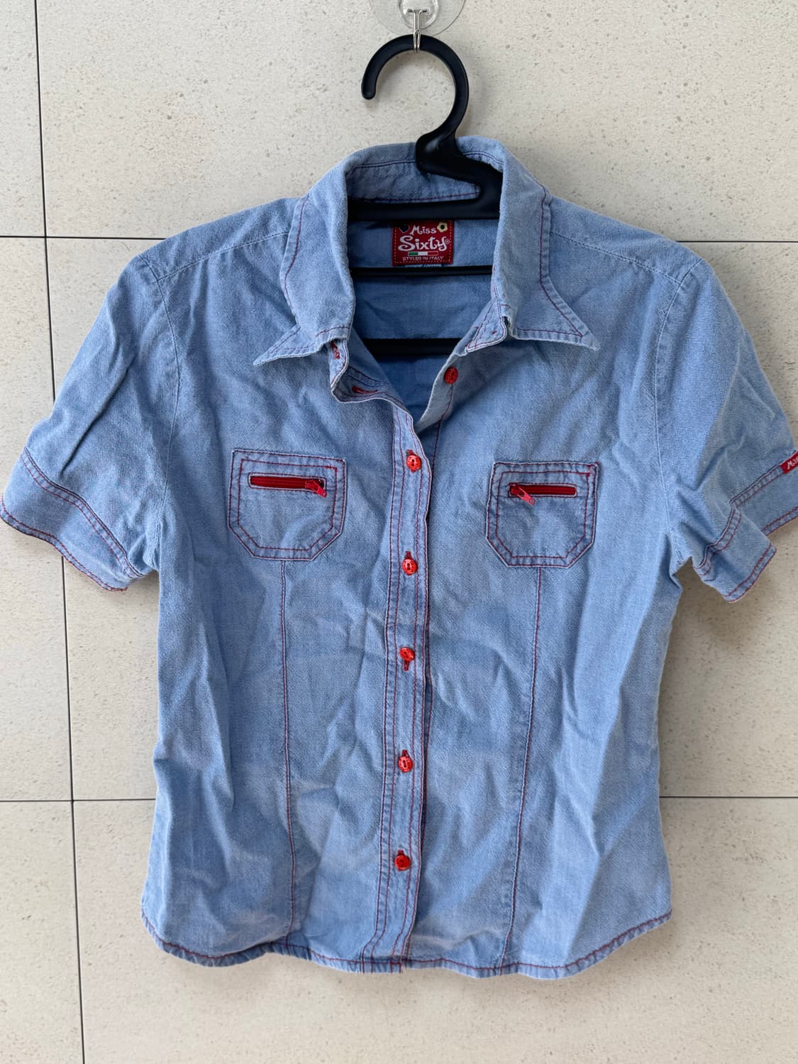 Miss sixty 데님 반팔셔츠 상품이미지2