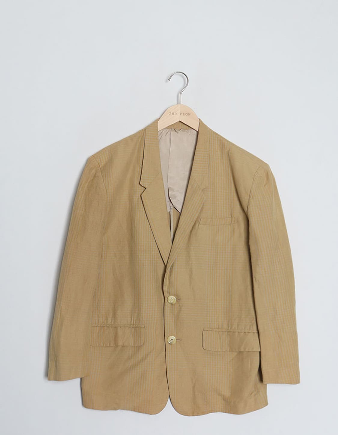 ZU ZU Boy-Fit Check Blazer 상품이미지1