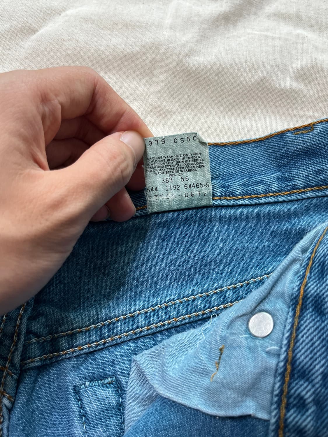 [90's USA] Levi's 오리지널 501 컷오프 데님 쇼츠 (W3 상품이미지6