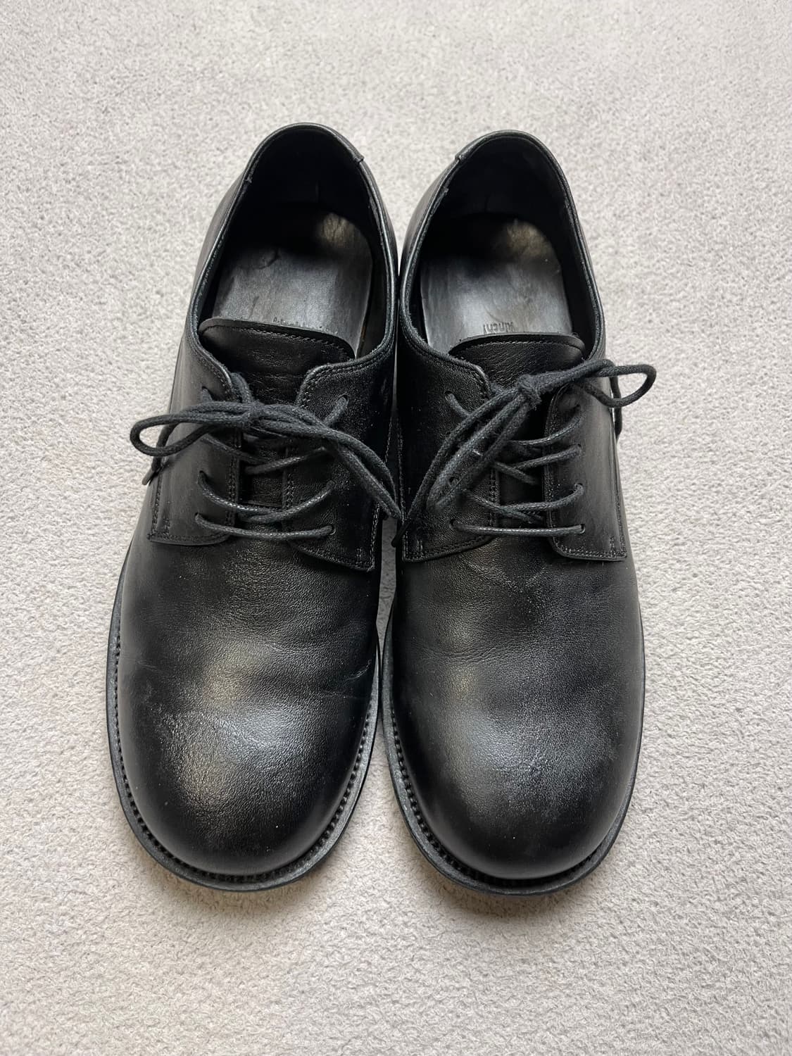 [255] 킨치 더비슈즈 808 블랙 상품이미지2