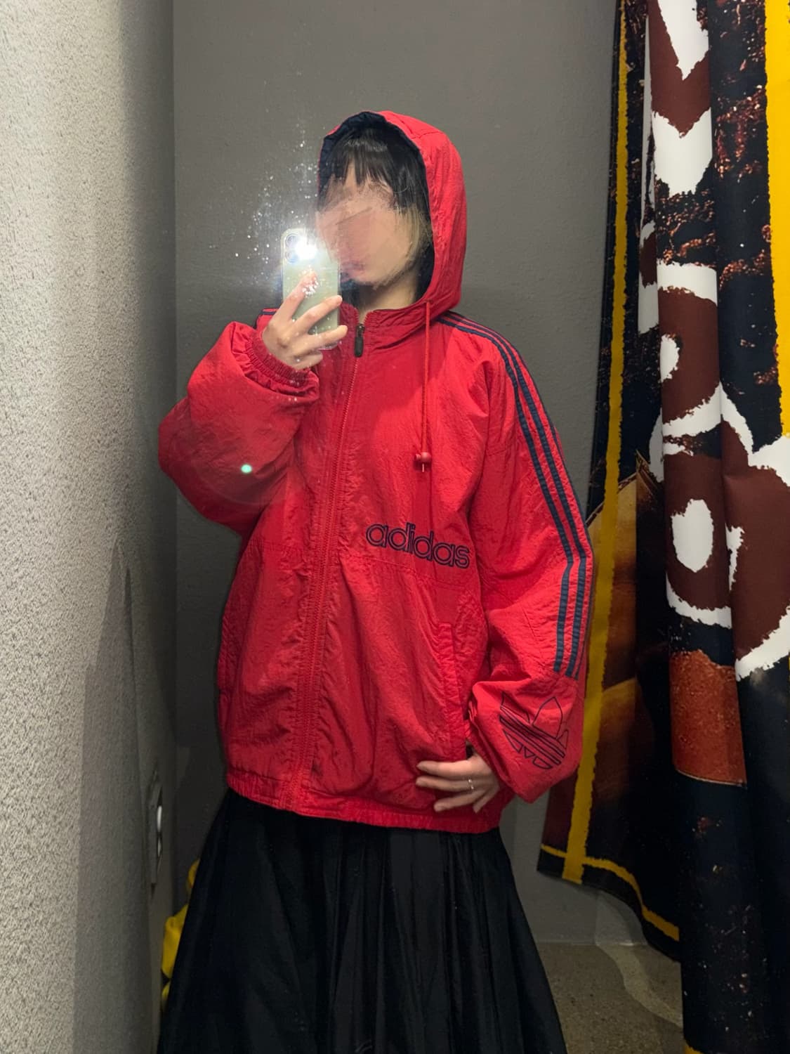 아디다스 올드스쿨 후드 봄버자켓 상품이미지3