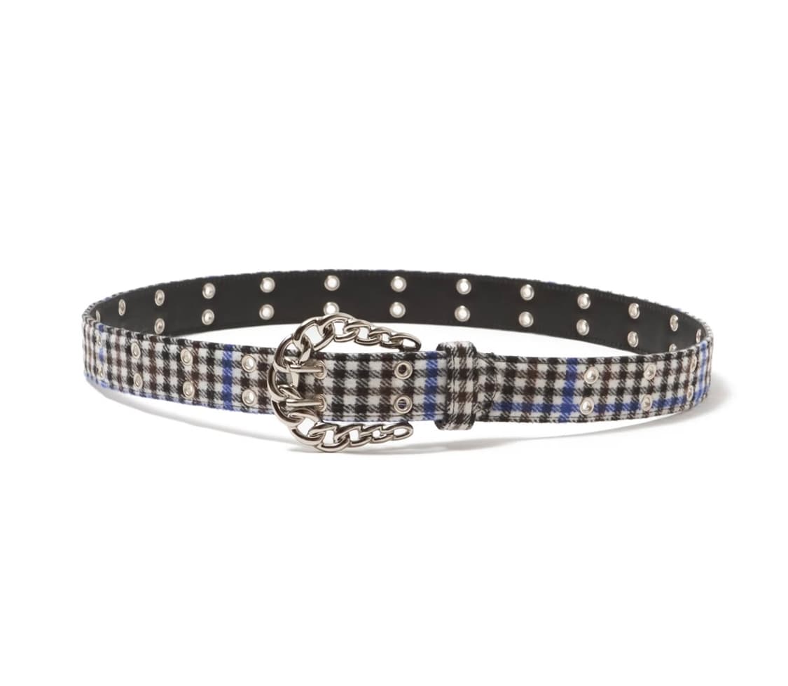 AFB FANNEL CHECK BELT (BLUE) 상품이미지1