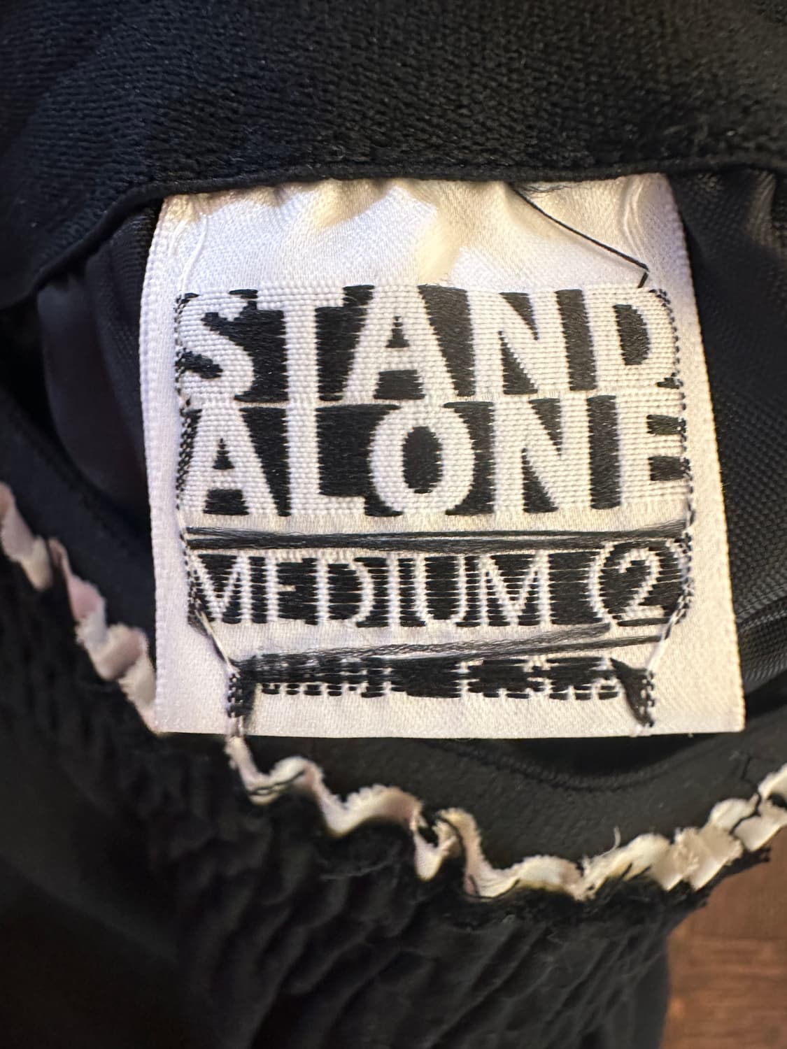 스탠드얼론 울 조거 팬츠 블랙 (M) 상품이미지5