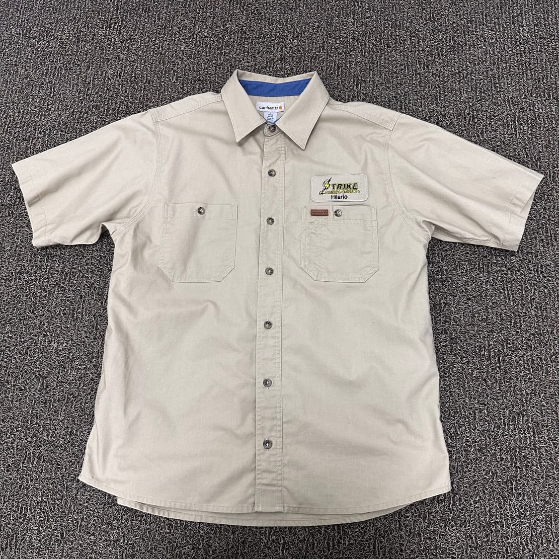 Carhartt 칼하트 워크 반팔 셔츠 베이지 L 상품이미지1