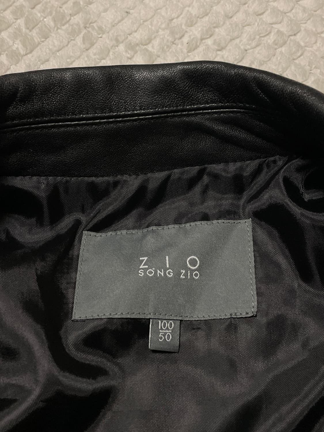 ZIO SONGZIO 지오 송지오 웨스턴 무드 3버튼 양가죽 레더 자켓 상품이미지7
