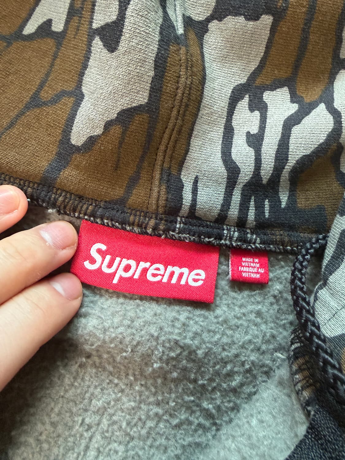 슈프림 25ss 워크집업 후디 모시오크 트리바크 상품이미지4