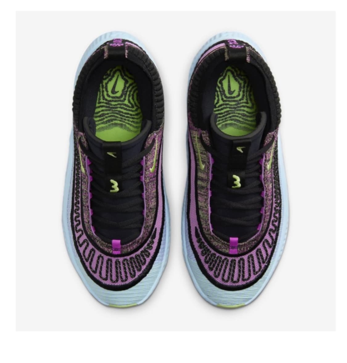 나이키 코스믹 유니티 3 블랙/라이트 레몬 230 235 상품이미지4