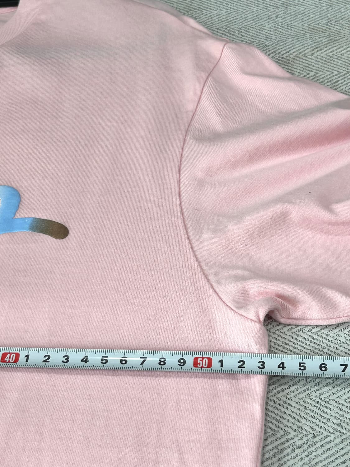 에비수 EVISU 프린팅 반팔티 100 L 연핑크 상품이미지9