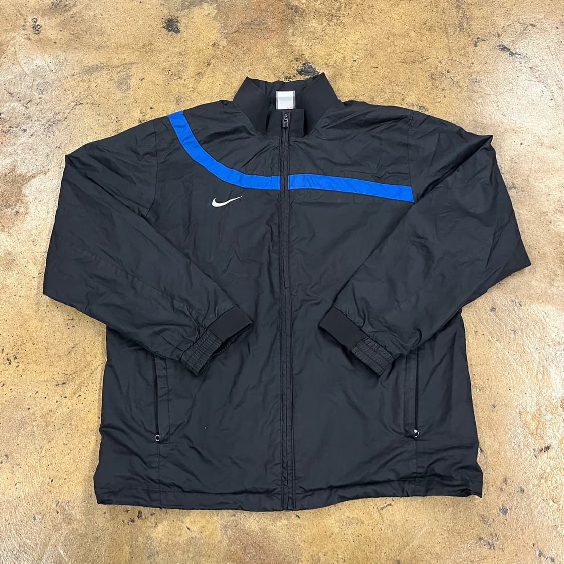 [정품/M] 나이키 블랙 블루 트랙 바람막이 자켓 b19 상품이미지2