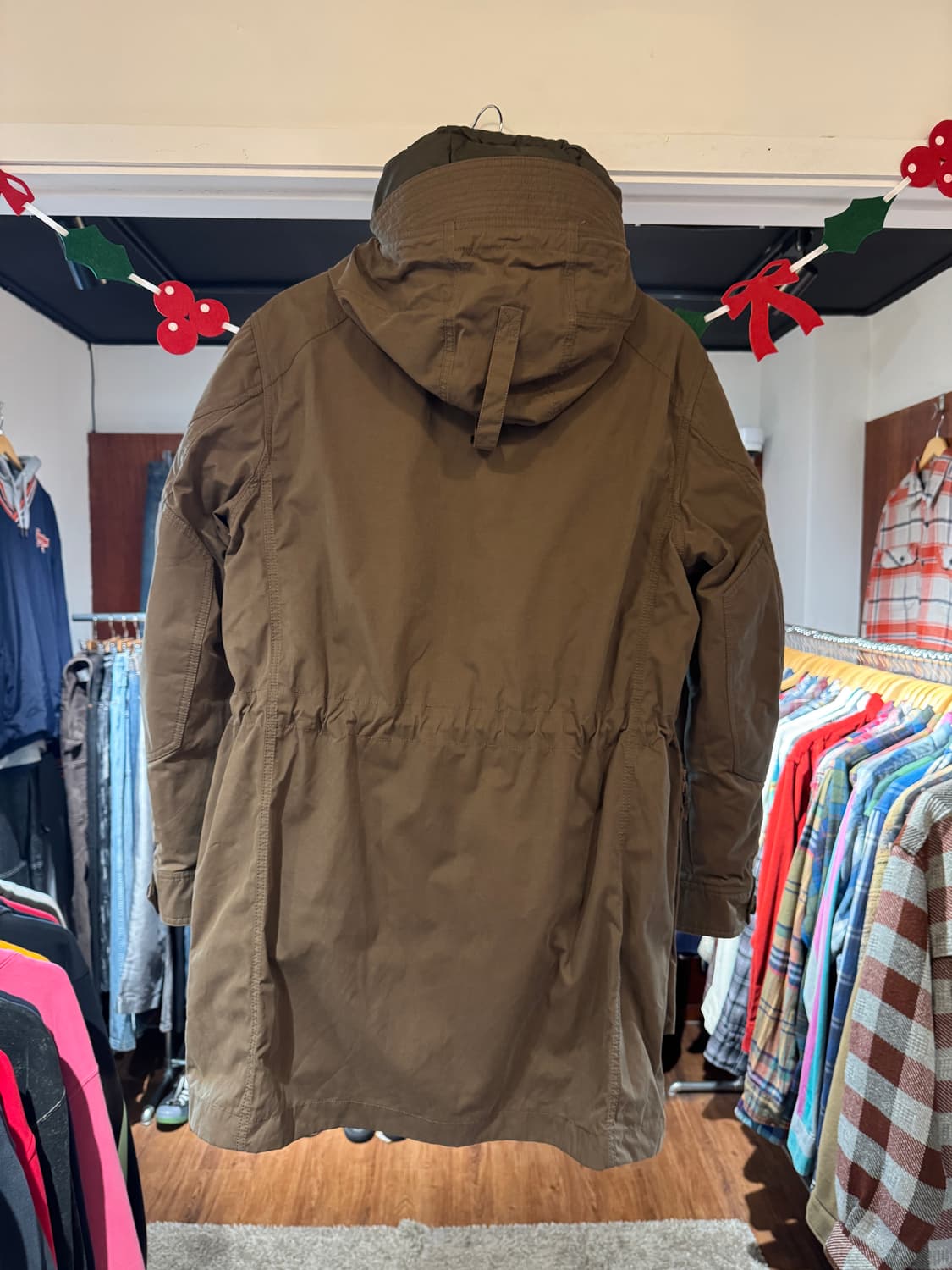 벨스타프 밀리터리 자켓 내피 덕다운 패딩 새상품 M 상품이미지5