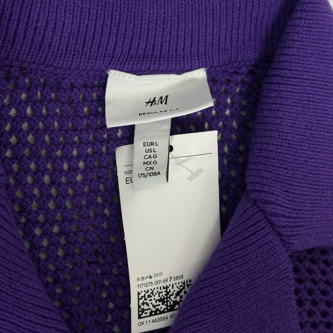 h&m 그물 니트 탑 새상품 상품이미지4