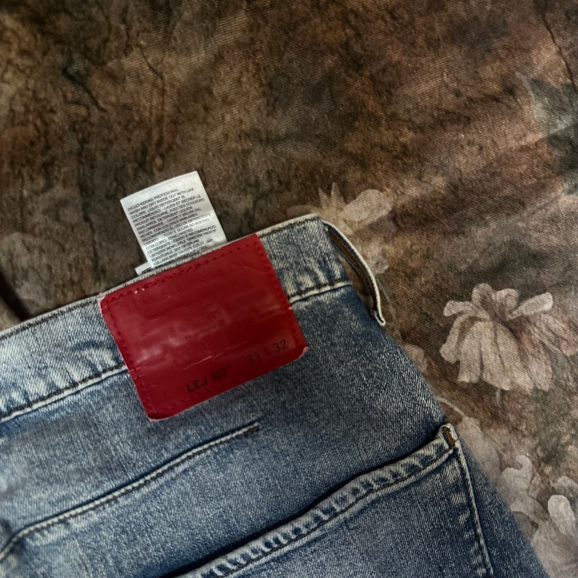 리바이스 502 레드탭 엔지니어드아이스워싱진 31*32 상품이미지5