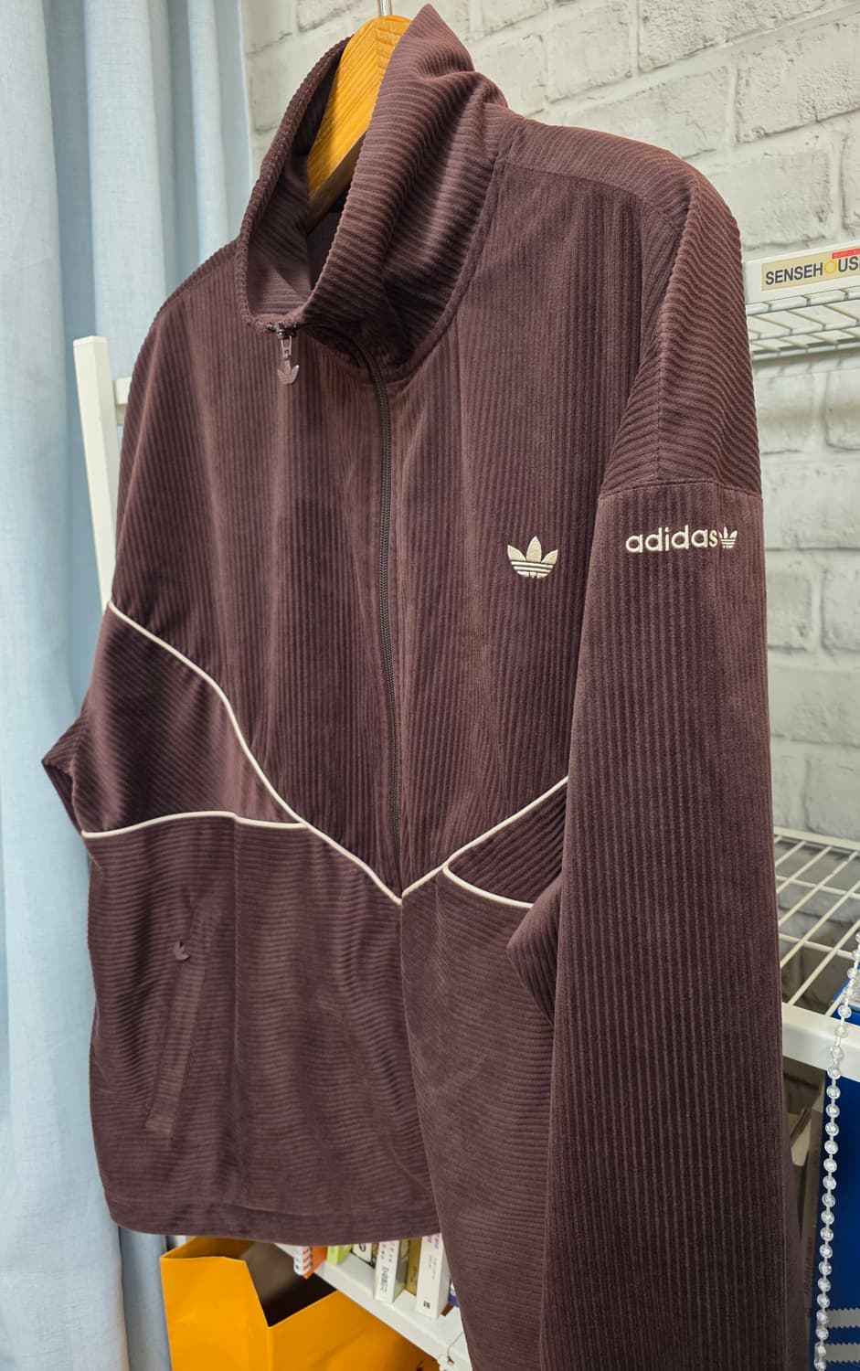 아디다스 코듀로이 벨벳 남성자켓 110 시즈널 트랙탑  MM27 상품이미지2