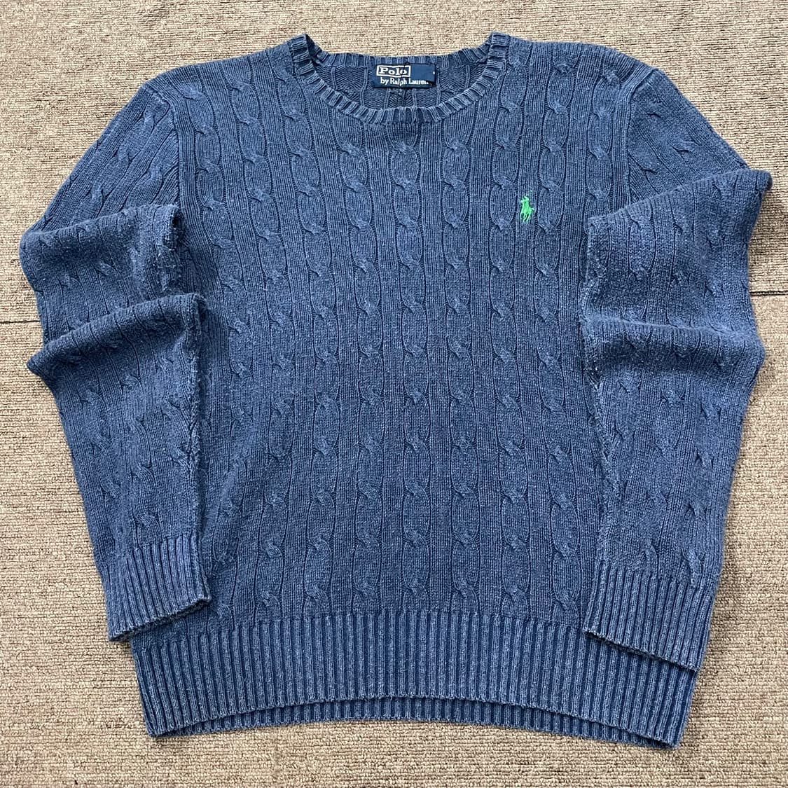 (M) POLO 폴로 랄프로렌 케이블 니트 상품이미지3