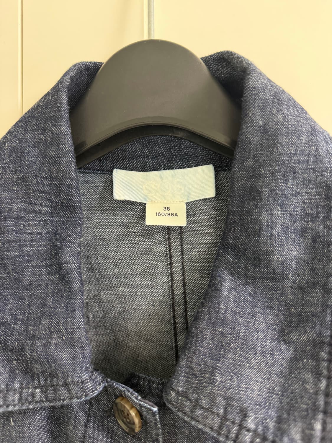 코스 타이 사이드 데님 셔츠 상품이미지4