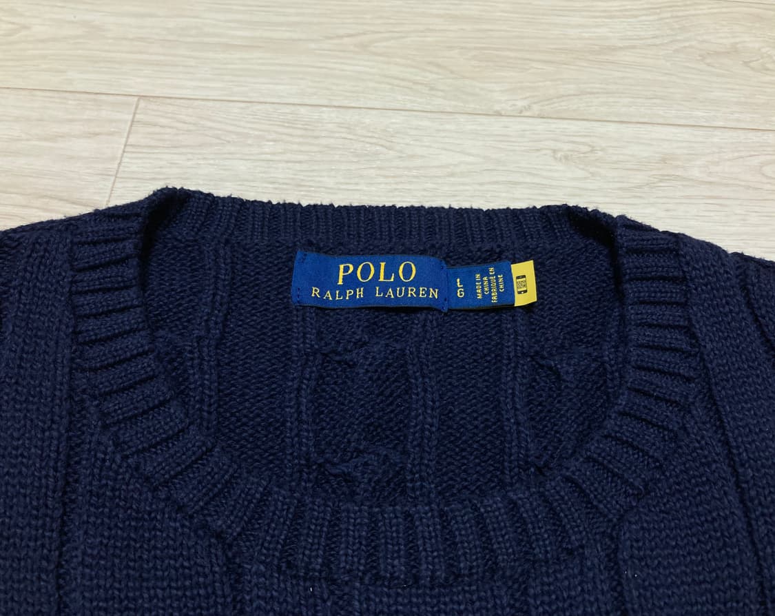 폴로 케이블 니트 110(L) 판매 상품이미지4