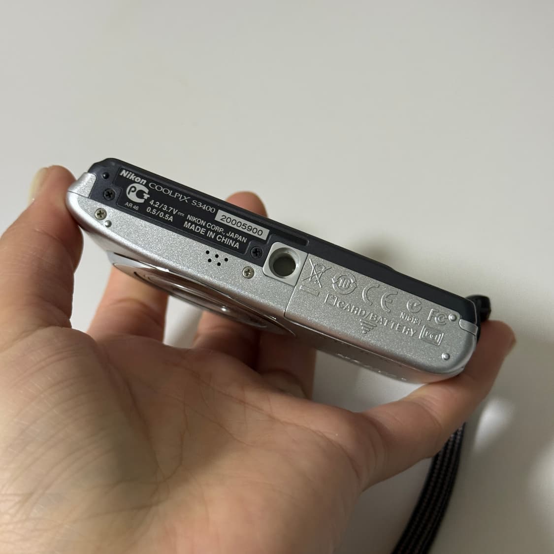 니콘 쿨픽스 s3400 빈티지 디카 디지털카메라 실버 상품이미지6