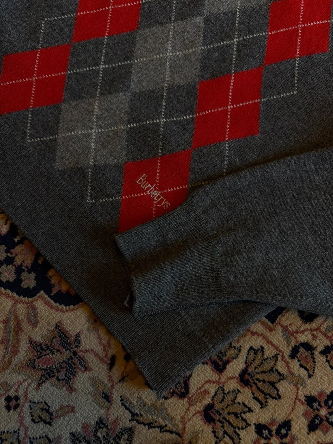 버버리 스코티쉬 아가일 니트 105 상품이미지6