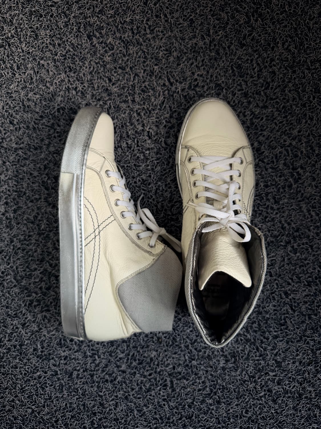 DAYTONA 프리미엄 레더 하이탑 스니커즈 상품이미지3