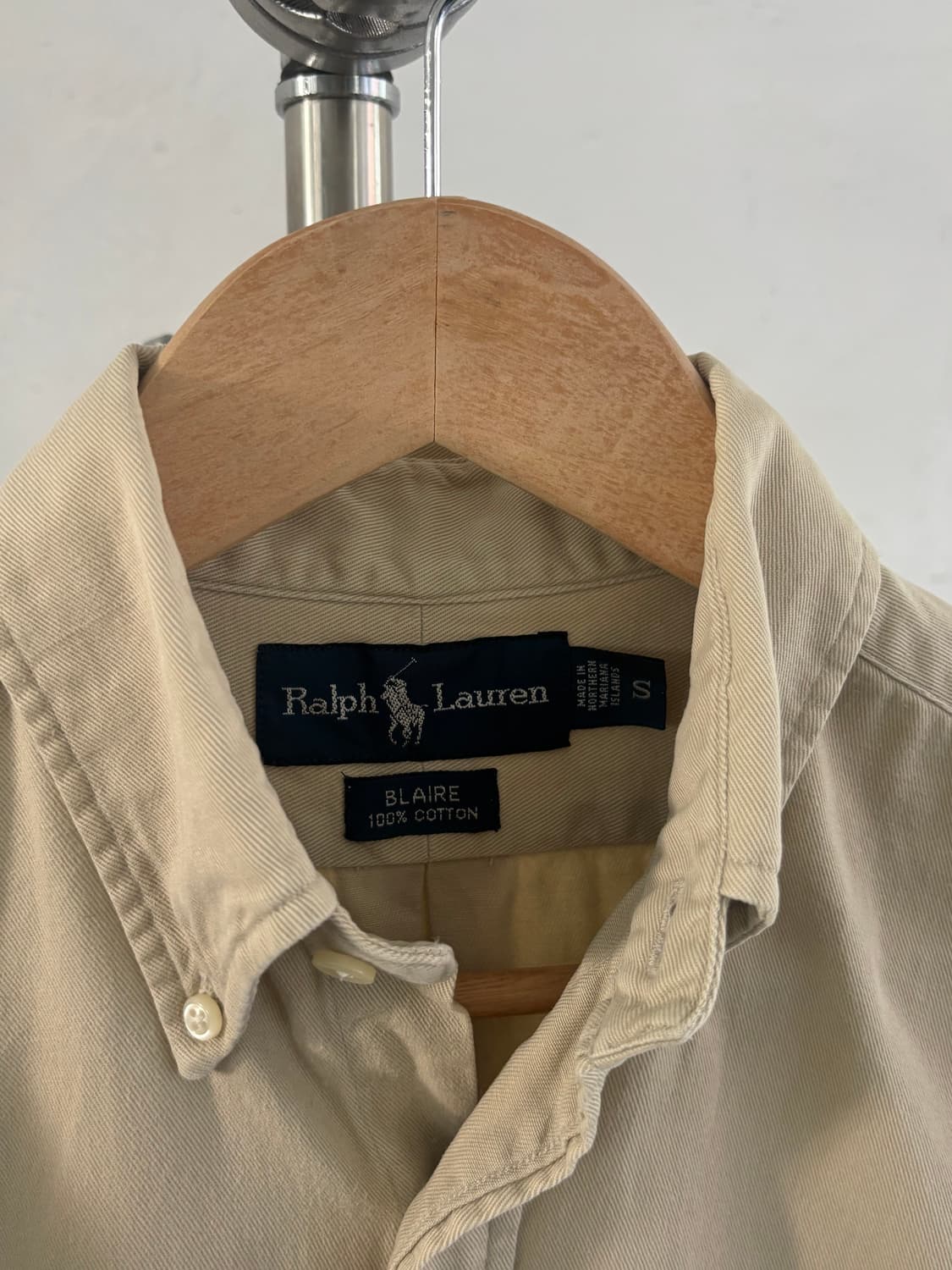 Polo 폴로 랄프로렌 베이지 컬러 버튼다운 블레어 셔츠 상품이미지4