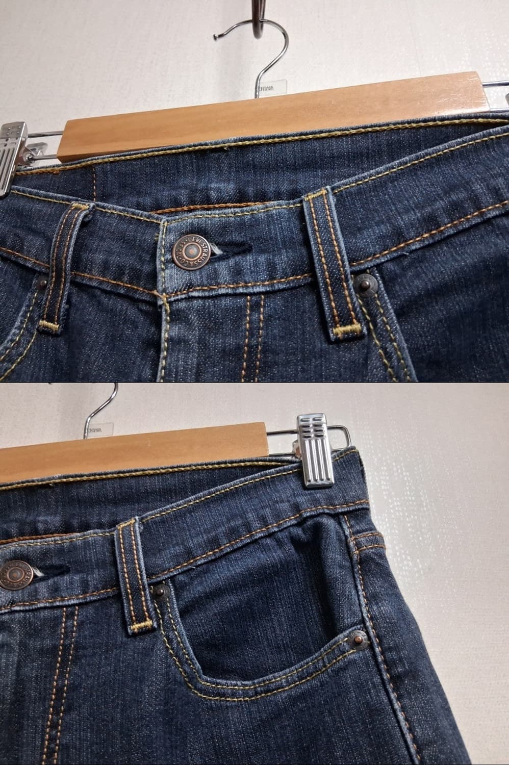 톤 다운 딥진청 리바이스505 일자청바지 표기30
 상품이미지3